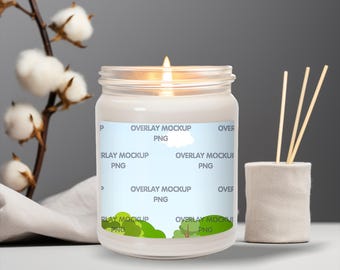 Scented Soy Candle Mockup Bundle (Digital Download)