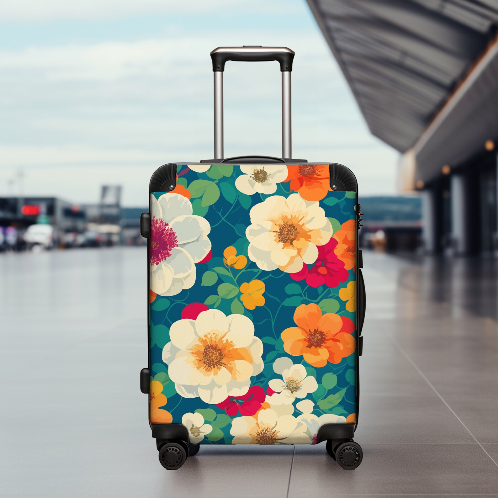 Customizable Suitcase Mockup for Print on Demand – Showcase Your Unique ...