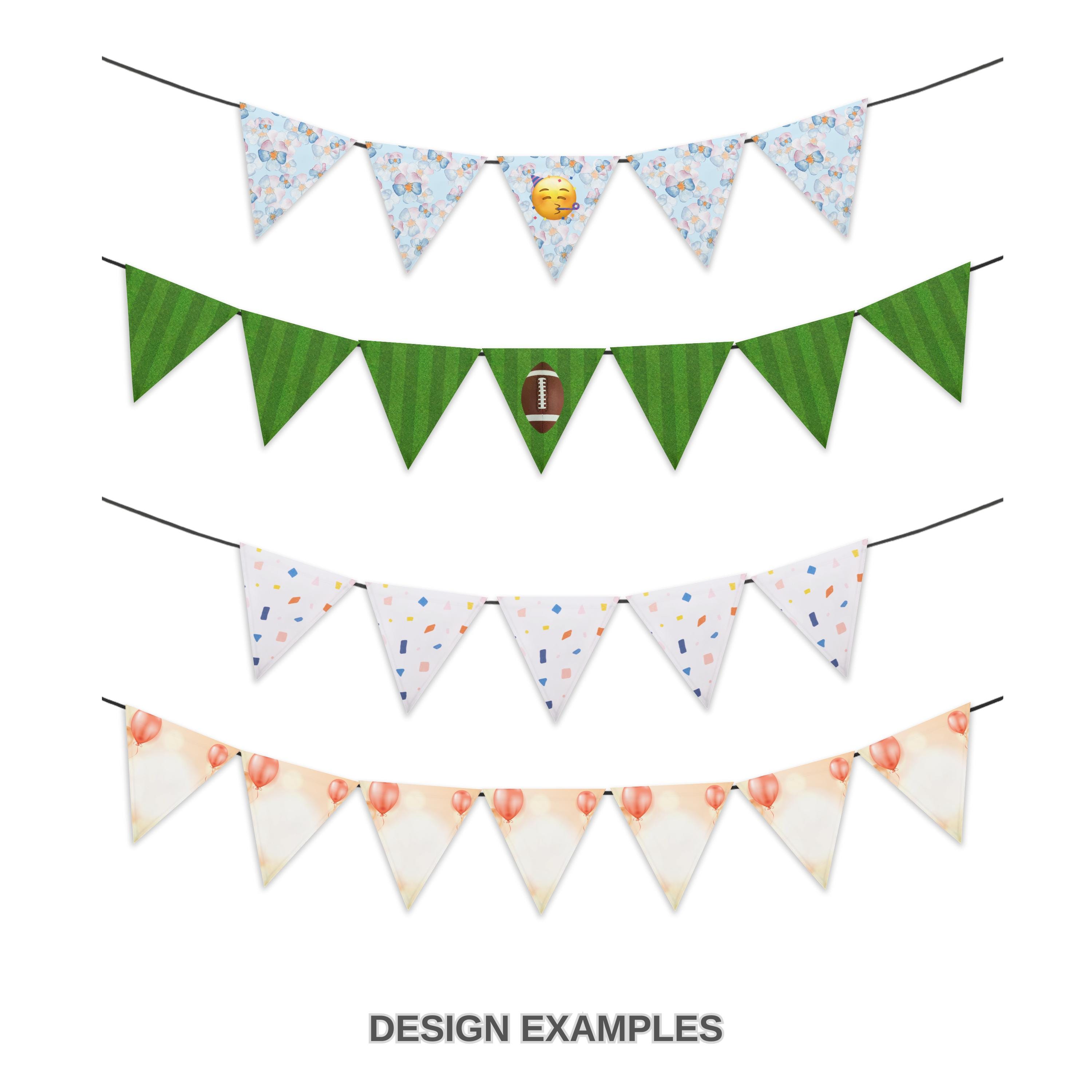 Triangle Flag Customize Party Triangle Flags Mockup for Canva – Drag & Drop Template - Etsy