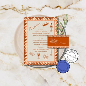 Handgetekende Bruiloftsmenu En Plaatskaarten Sjabloon Krabbel Illustratie Bruiloftsmenu Unieke Placecards Leuk Geïllustreerd Dinerfeestmenu 88