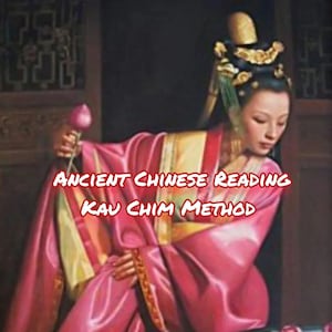 Adivinación del antiguo método chino Kau Chim