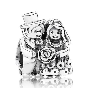 pandora bride and groom charm sterling silver ale s925