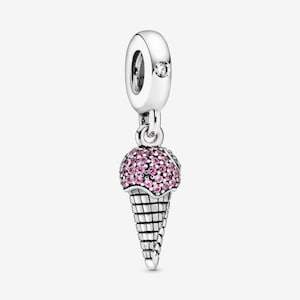 Pandora ALE 925 Silber Pave Eistüte baumeln Charme