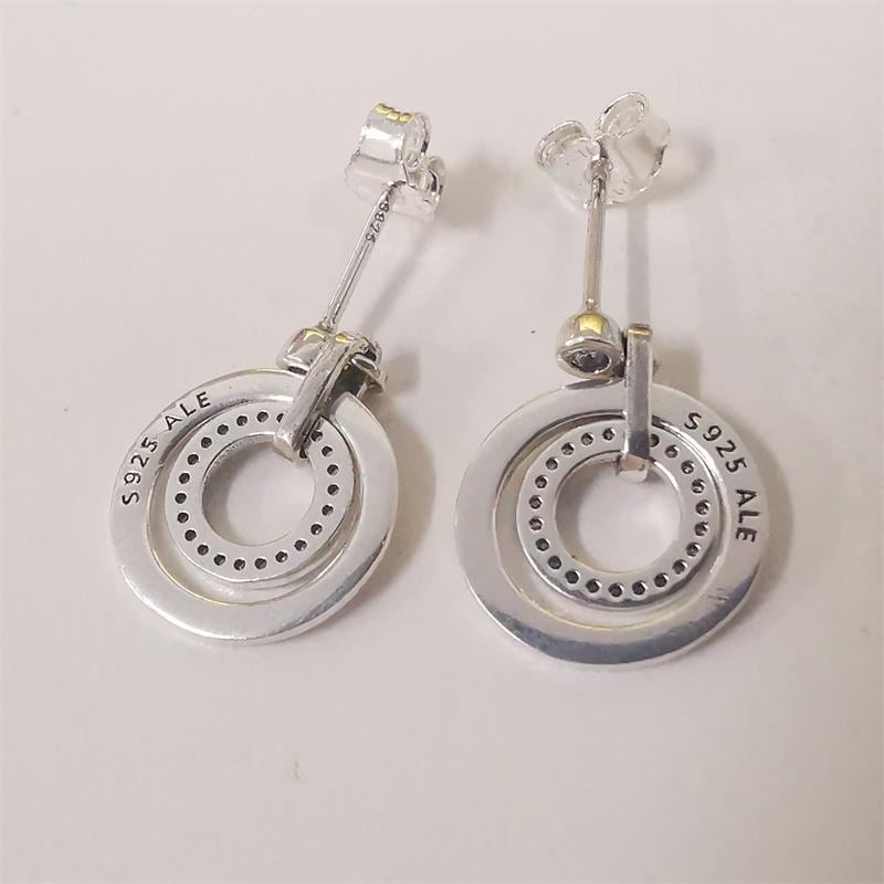 Pandora circle drop earrings deals