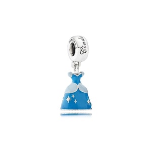 pandora cinderella&#39;s dress charm sterling dangle