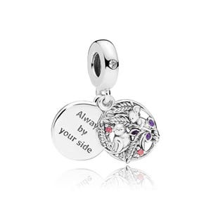 brand pandora &#39;always by your side&#39; dangle charm