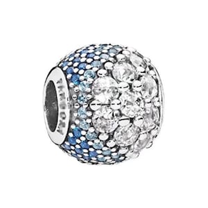 PANDORA Blue Enchanted Pave Charm