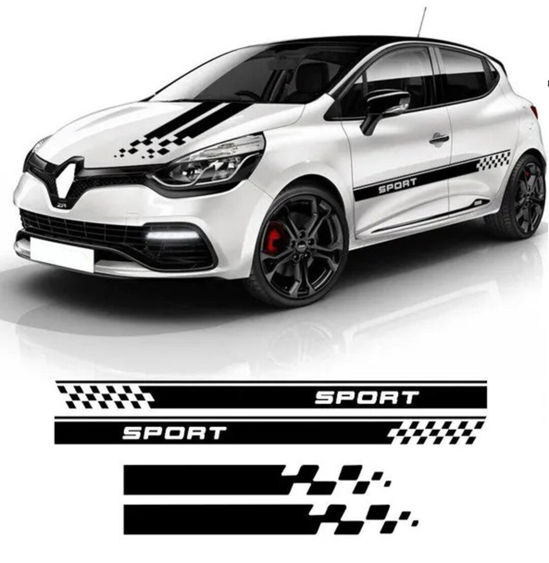 Universal Car Bonnet and Side Stripes, Stickers, Vinyl Graphics, Decals ...