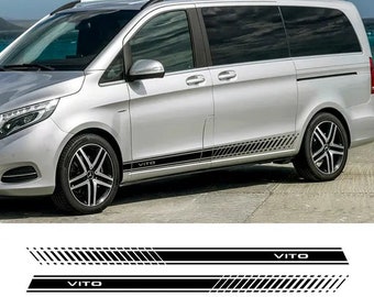 No.1131 Vito Car Stripes, stickers, vinyl graphics, decals, can be made custom wording quality, vinyl graphics, can be made with any wording