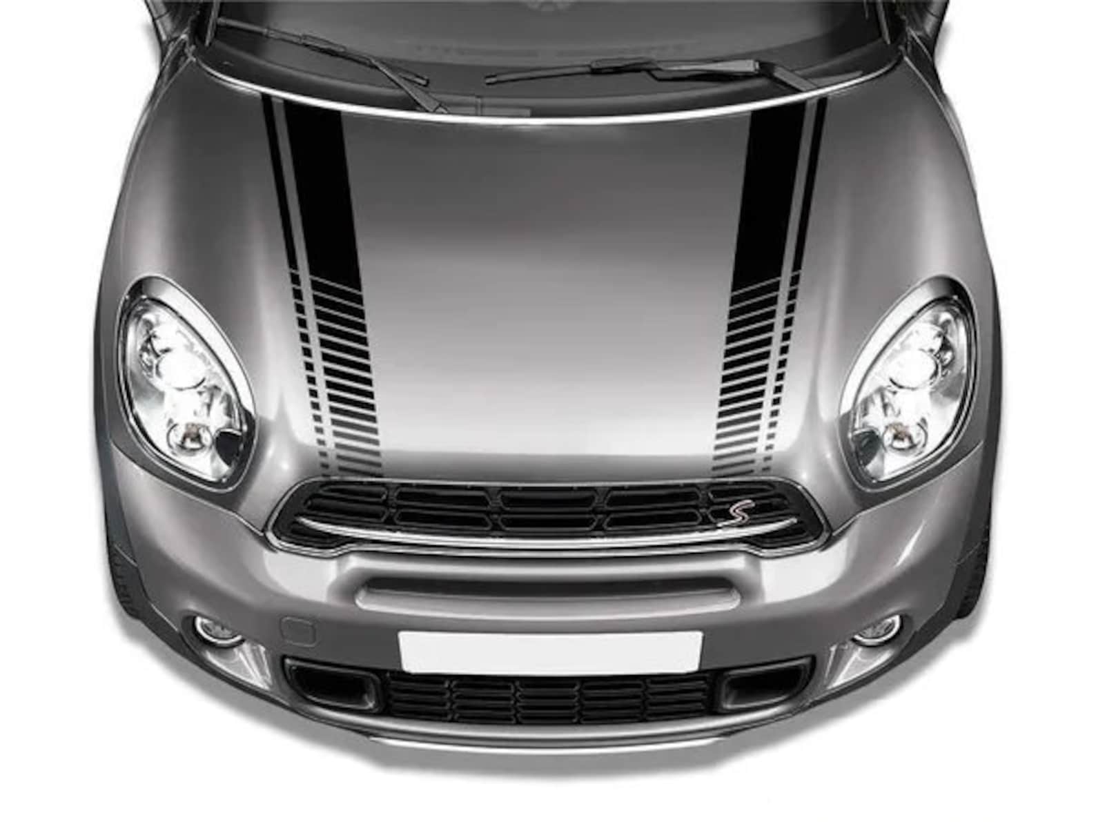 Bonnet Graphics Mini Car Bonnet Stripes, Stickers, Vinyl Graphics, Decals, Can Be Made ...