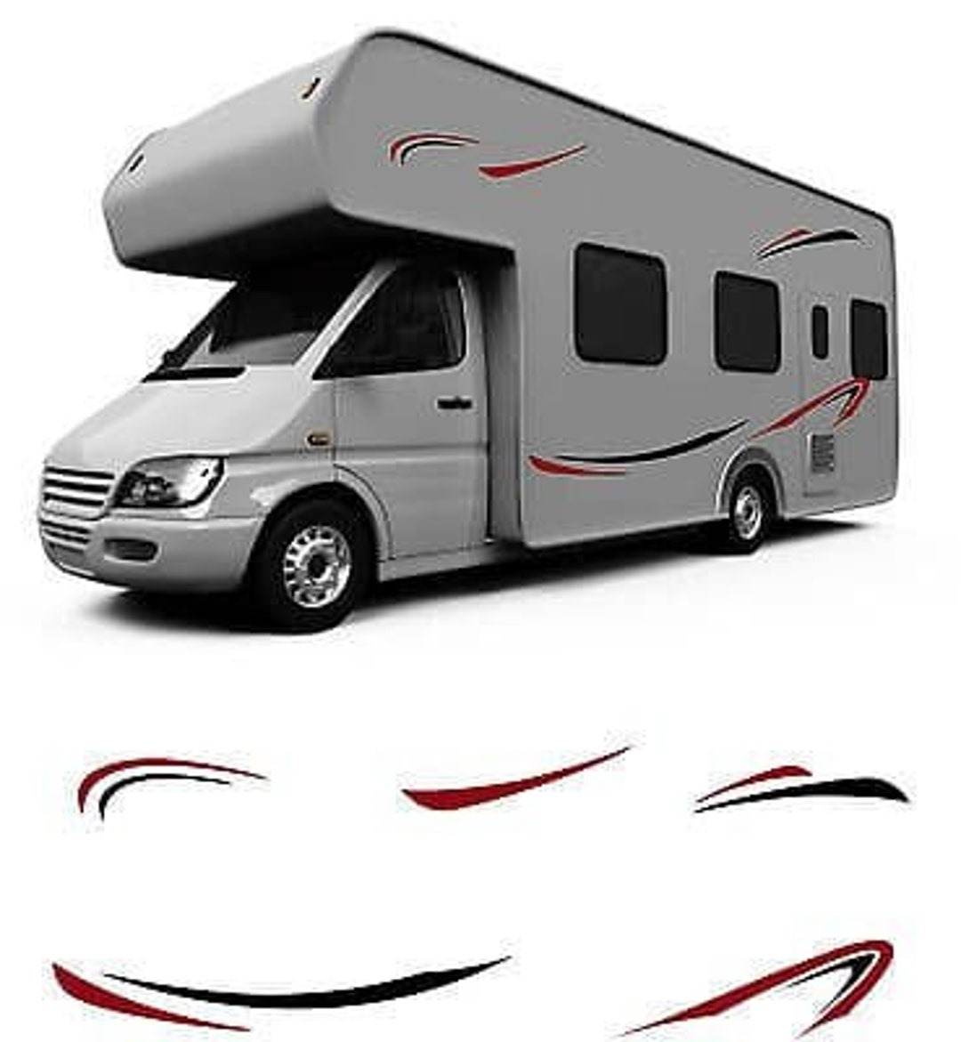 Euro Rv Custom Sticker Design No.713 Universal Fitting Motorhome Caravan Graphics Decals Stickers ...