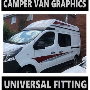 No.966 Universal fitting motorhome caravan graphics decals stickers camper van.