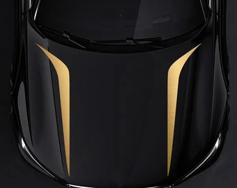 Universal car bonnet Stripes, stickers, vinyl graphics, decals, can be made with any wording, quality vinyl graphics.