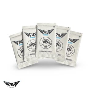 Lot de 5 boosters personnalisés de cartes à collectionner Pokémon, projet de lot x5