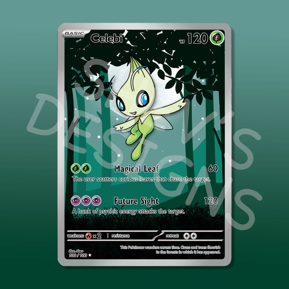 Custom Celebi Card - Etsy
