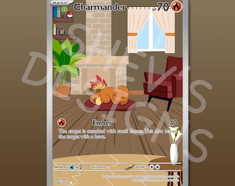 Custom Charmander Card