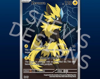 ゼラオラ AR | ポケモンカード用拡張アートディスプレイケース - Etsy 日本