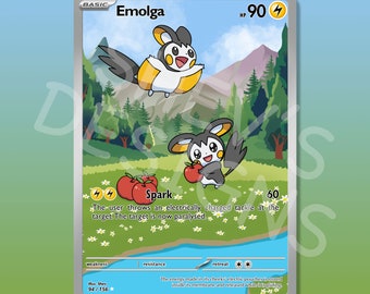 Kundenspezifische Emolga Karte