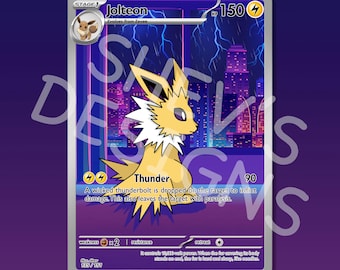 Custom Jolteon Card - With Shiny Chance*