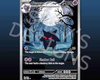 Aangepaste Gengar-kaart