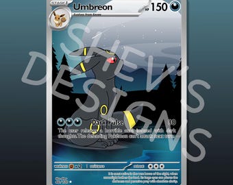 Custom Umbreon Card - With Shiny Chance*