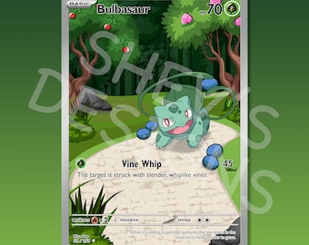 Custom Bulbasaur Card