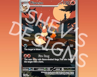 Japanese Yu Nagaba X Flareon - Perfect Gift for Poke Fans - NOT