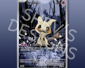 Custom Mimikyu Card