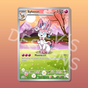 Carta Sylveon personalizzata - Con possibilità di Shiny* - GCC Pokémon