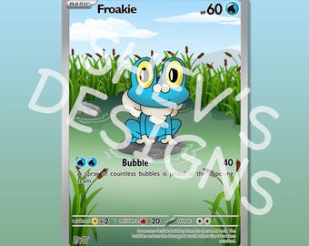 Custom Froakie Card