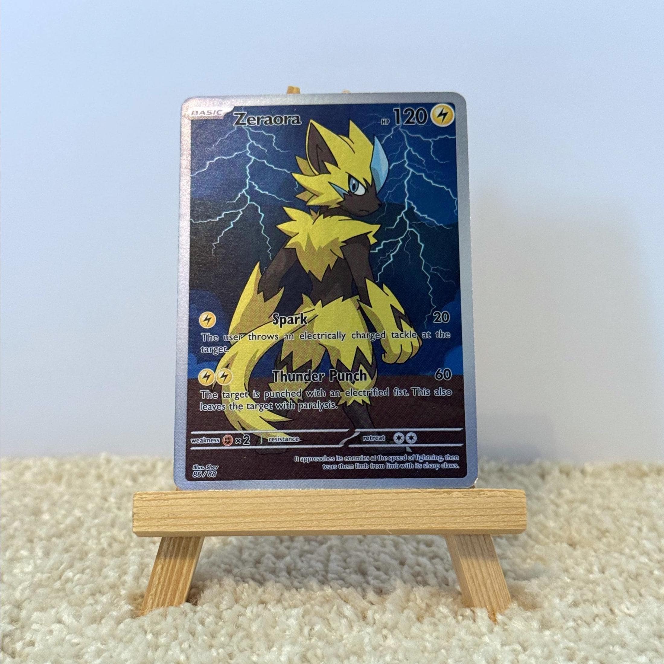 zeraora pokemon card price POKÉMON GAME S6K 073/070 SR V Colorless Rule Pokemon » Zeraora V -