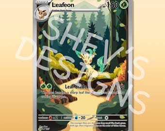 Custom Leafeon Card