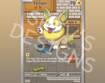 pokemon card yamper Pokmon TCG: Galar Pals Mini Tin (Yamper) RarityCommon Hit Points70 HP Formnull 086-080-M2-B - Pokemon Card -