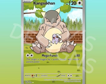 Custom Kangaskhan Card