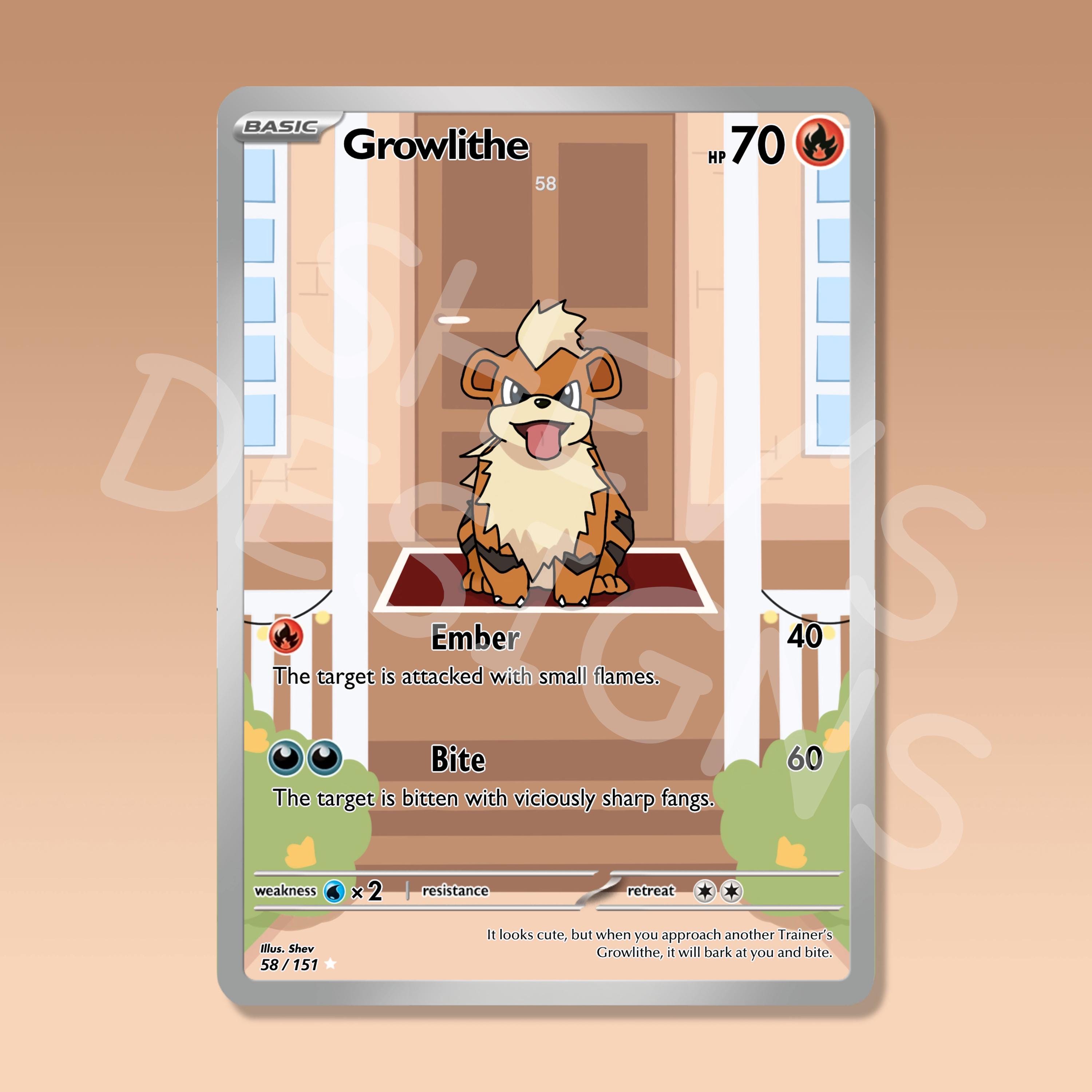 pokemon cards at family dollar Pokemon - Sword & Shield - Lost Origin - Hisuian Growlithe main image 0