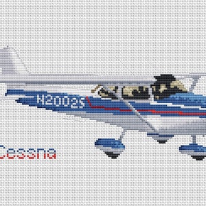 Kit da ricamo a punto croce contato di Cessna Aircraft
