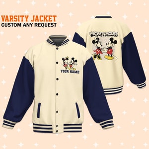 Disney varsity jacket clearance