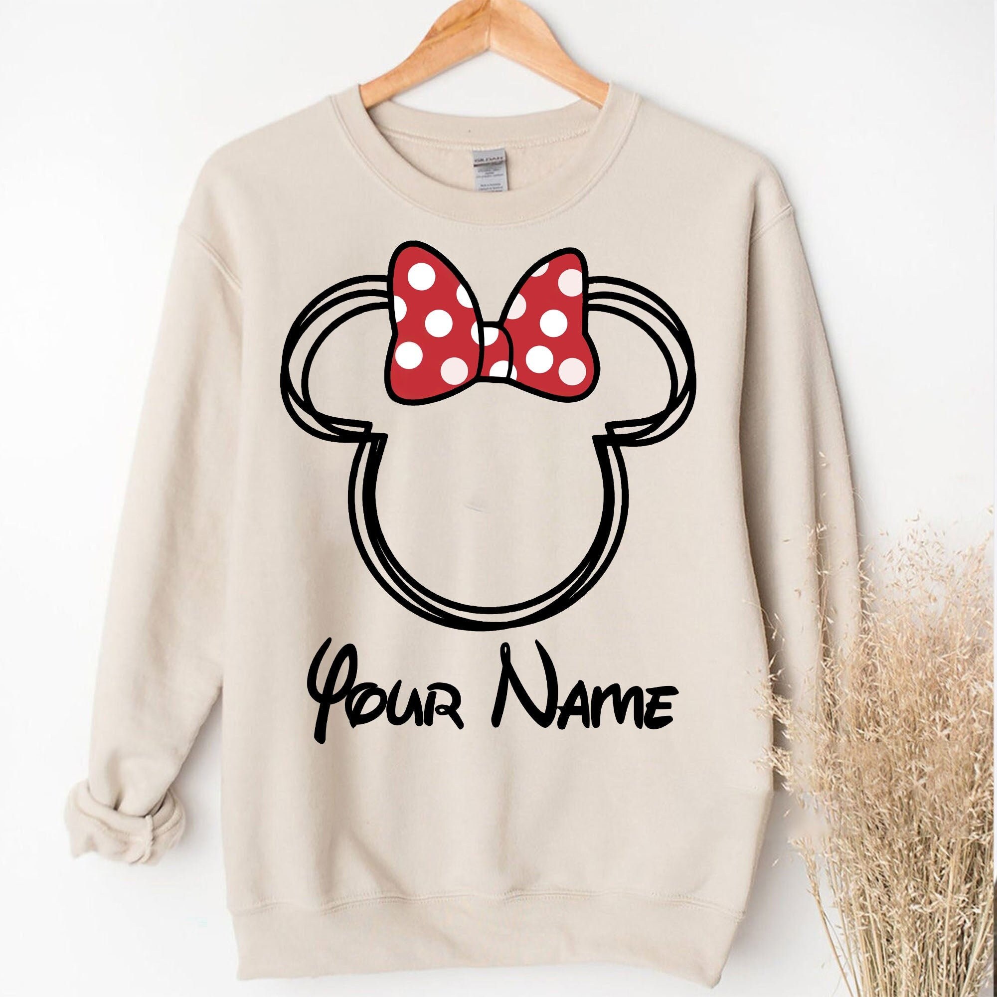 Personalized Disney Family Simple Minnie Logo Disney Shirt, Disney Family Matching Shirt