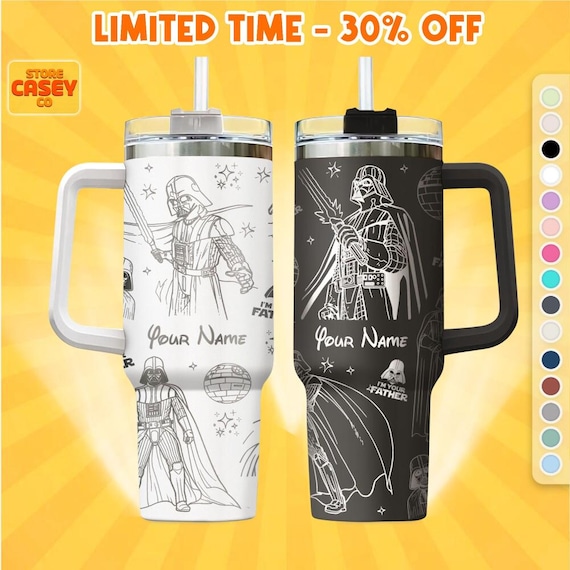 Custom Darth Vader Star Wars Disney Tumbler 40oz – Engraved Travel Cup for  Disneyland, Custom Gift for Her, Stainless Steel Insulated Cup