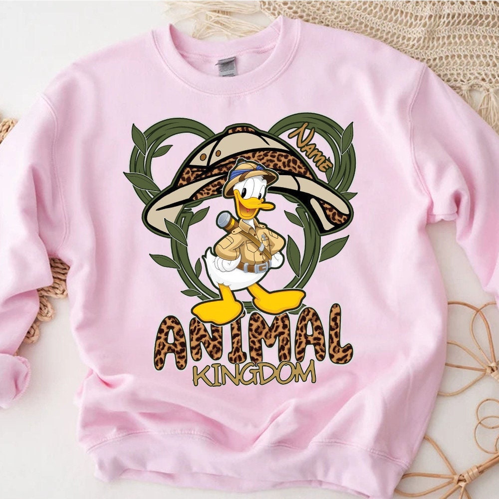 Custom Disney Duck Donal Animal Kingdom Unisex T-Shirt, Disney Mickey and Friends Shirt
