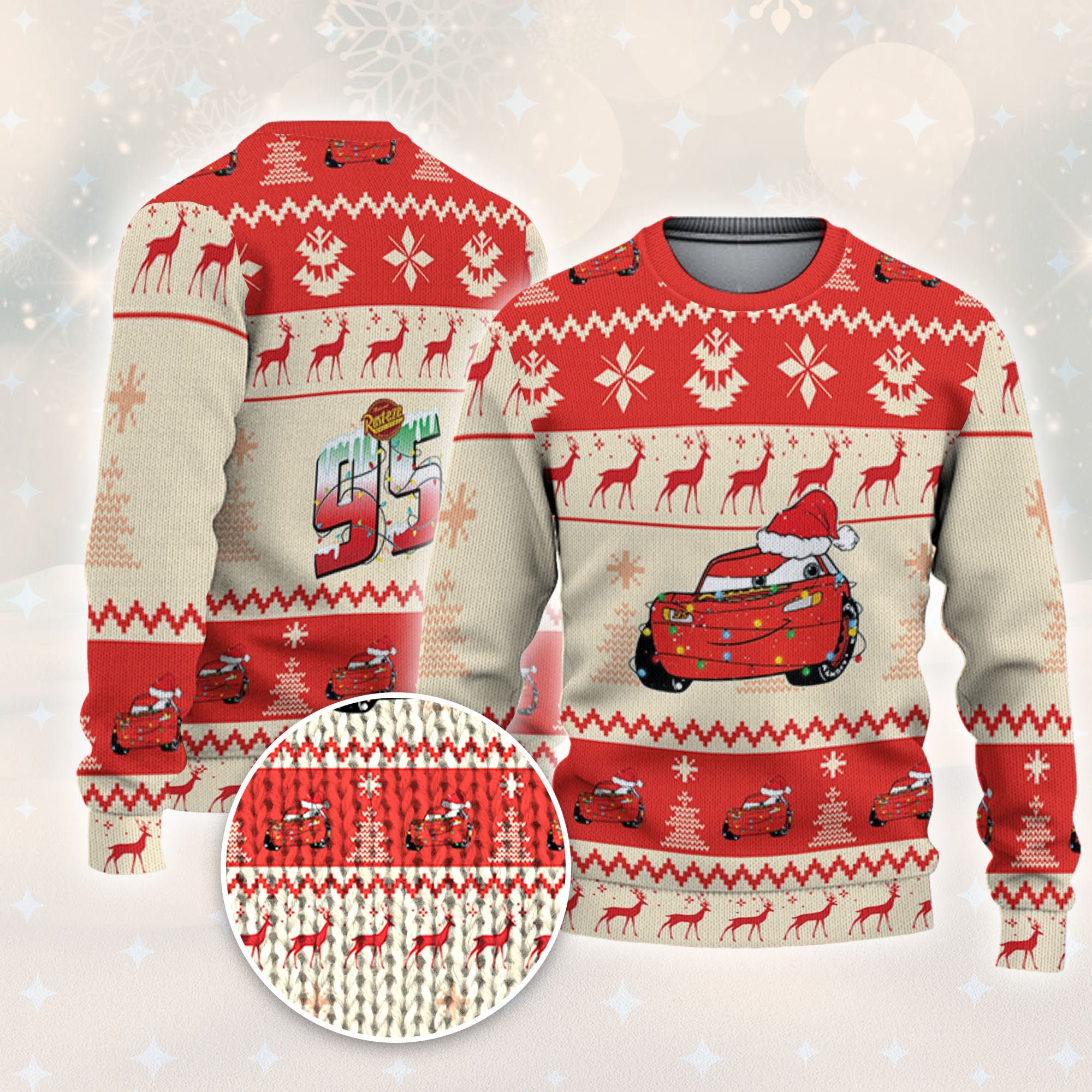 Car Ugly Sweater Etsy UK