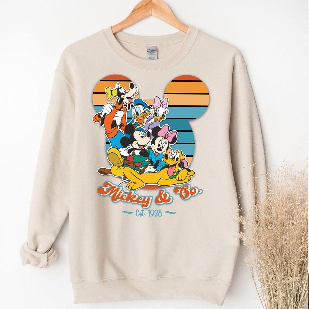 Custom Vintage Disney Mickey & Co 1928 Vintage Disney, Disneyworld Shirts