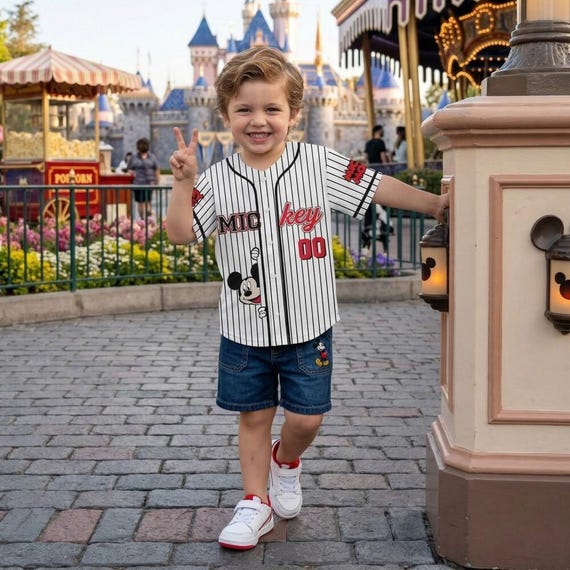 90s Disney Mickey Baseball ユニフォーム セットアップ Amazon.com