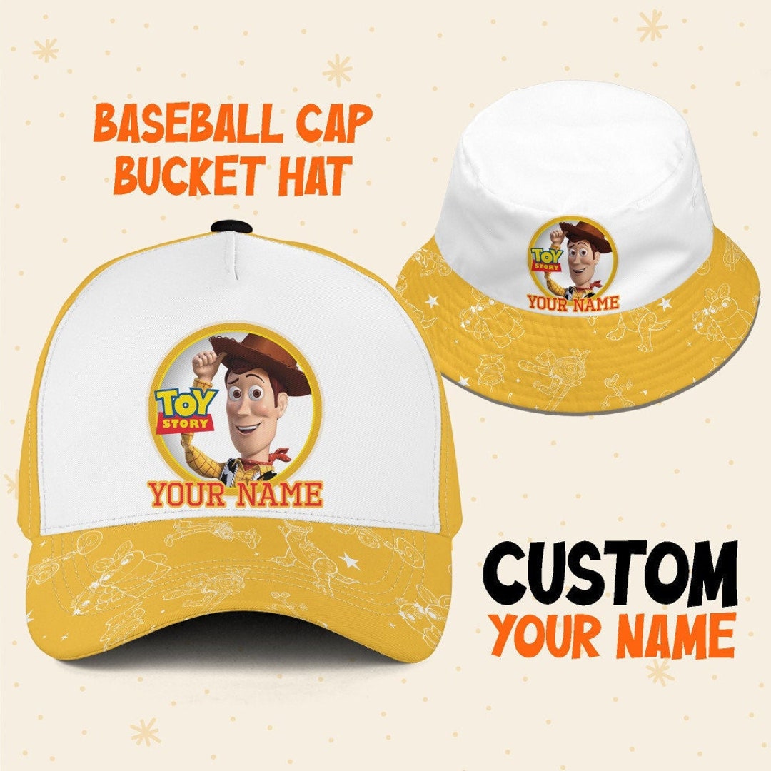 Custom Toy Story Woody Team Logo Cap Custom Disney Hat Toy Etsy