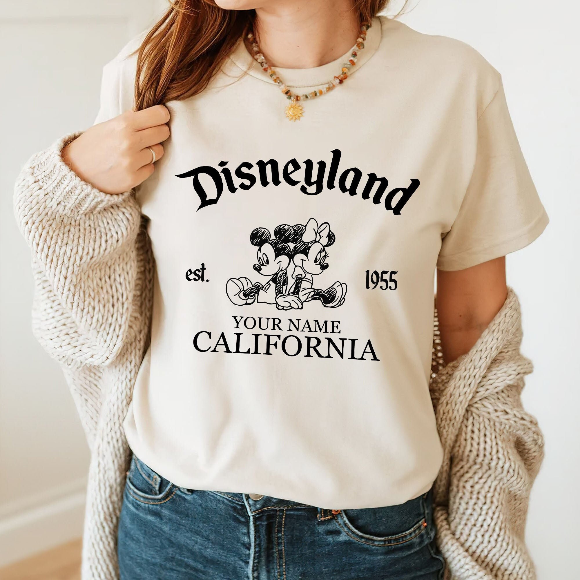 Custom Disneyland California 1955 Unisex T-Shirt