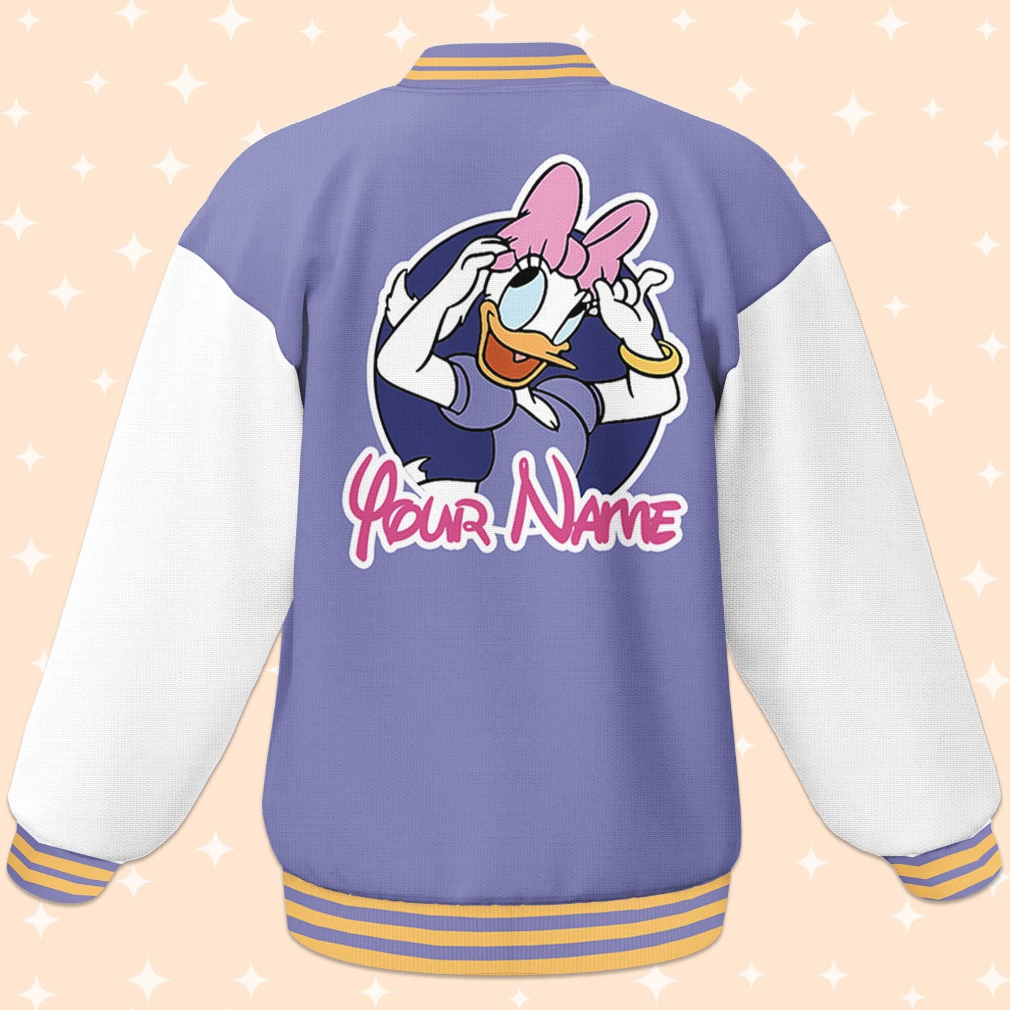 Custom Daisy Purple Baseball Jackets, Baseball Team Outfit