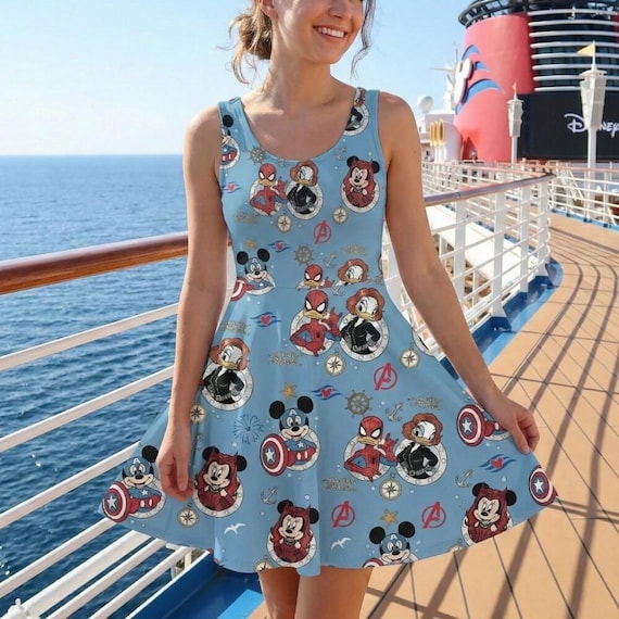 marvel skater dress Marvel Toddler Girls Spider-Man Spider-Girl French Terry Skater Dress to