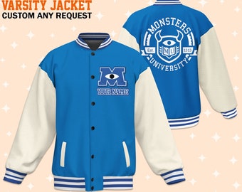 Monster's University Varsity Jacket - Etsy
