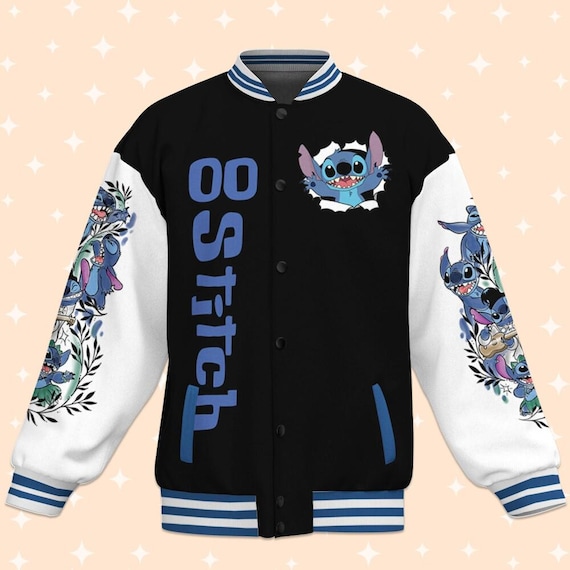 Custom Stitch Black Varsity Jacket, Adult Varsity Jacket