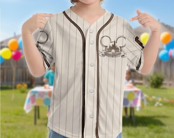 Personalize Disney mickey Mouse Happiest Place on Earth, Custom Kid Youth Adult Disney Jersey, Mickey and Friends Disney Trip 2026